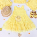 H&M Tulle Dress Light yellow