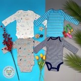 CARTERS 4-Pack Dinosaur Original Bodysuits