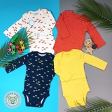 CARTERS 4-Pack Long-Sleeve Original Bodysuits