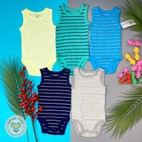 CARTERS 5-Pack Striped Tank Bodysuits