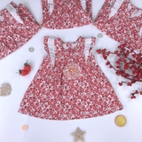 MATALAN Baby Girls Floral Print Frill Dress