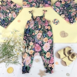 HM Baby Smocked floral romper suit