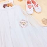 HM Tulle Dress and Hairband White/flowers