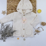 GEORGE Baby Cream Chunky Knit Cardigan