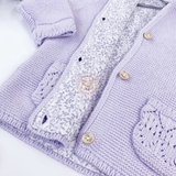 TU Lilac Hooded Cardigan
