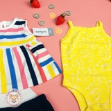 CARTERS 3-Piece Striped Little Short Set
