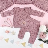TU Pink Woodland Animal Print Sweat Set