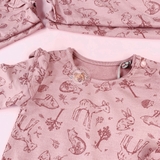 TU Pink Woodland Animal Print Sweat Set