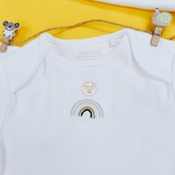 NEXT Baby 3 Pack Short Sleeve Bodysuits White
