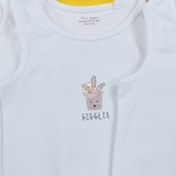 NEXT Baby White 4 Pack Character Vests