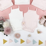 NEXT Baby Baby 2 Pack Vest Bodysuits No Pattern