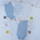 TU CLOTHING Baby Dinosaur Sleeveless Bodysuit 5 Pack