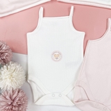 NEXT Baby Baby 2 Pack Vest Bodysuits No Pattern