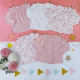 TU CLOTHING Baby Pink Floral Print Tops 3 Pack