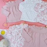 TU CLOTHING Baby Pink Floral Print Tops 3 Pack