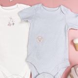 TU CLOTHING Baby Bunny, Floral & Blue Bodysuit 5 Pack