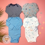 CARTERS 4-Pack Dinosaur Original Bodysuits