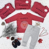 GEORGE Red Daddy’s BFF Slogan Top and Joggers Outfit