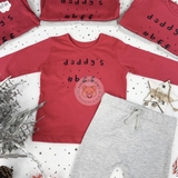 GEORGE Red Daddy’s BFF Slogan Top and Joggers Outfit