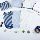 NEXT Baby 4 Pack Vest Baby Bodysuits Star