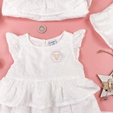 OLD NAVY Baby Ruffle-Sleeve Tiered Eyelet Dress for Baby