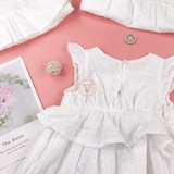 OLD NAVY Baby Ruffle-Sleeve Tiered Eyelet Dress for Baby