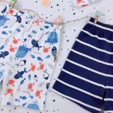 GEORGE Baby Orange Rise and Shine Slogan Short Pyjamas 2 Pack