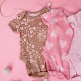 GEORGE Baby Printed Envelope Neck Bodysuits 10 Pack