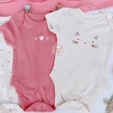 GEORGE Baby Printed Envelope Neck Bodysuits 10 Pack