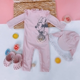 GEORGE Baby Disney Minnie Mouse All in One Swimsuit and Keppi Hat