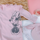 GEORGE Baby Disney Minnie Mouse All in One Swimsuit and Keppi Hat