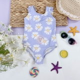 GEORGE Kid Blue Daisy Print Swimsuit