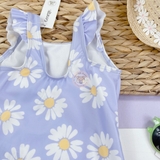 GEORGE Kid Blue Daisy Print Swimsuit