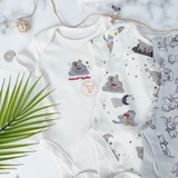 GEORGE Baby Disney Dumbo White Bodysuits 4 Pack