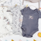 GEORGE Baby Disney Dumbo White Bodysuits 4 Pack