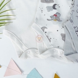GEORGE Baby Disney Dumbo White Bodysuits 4 Pack