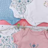 GEORGE Baby Patterned Bodysuits 5 pack