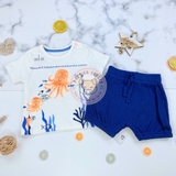 GEORGE White Octopus T-Shirt and Shorts Outfit