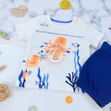 GEORGE White Octopus T-Shirt and Shorts Outfit