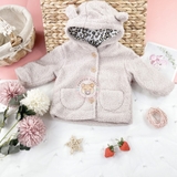 TU CLOTHING Baby Pink Borg Jacket