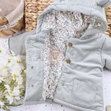 TU CLOTHING Baby Light Green Corduroy Jacket