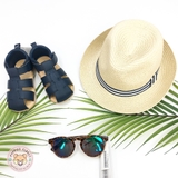 HM Straw Hat with black label