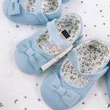 TU Blue Corduroy Ballet Shoes