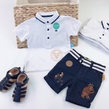 MATALAN Kid Boys Short Sleeve Polo Shirt