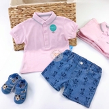 MATALAN Kid Boys Short Sleeve Polo Shirt