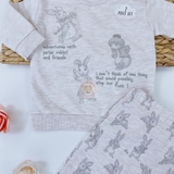 GEORGE Baby Peter Rabbit Grey Sweatshirt and Leggings Outfit