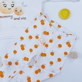 HM Baby 2-piece printed set White/Oranges
