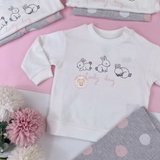 HM Baby 2-piece printed set White/Rabbits