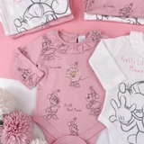 MATALAN Baby Girls 2 Pack Minnie Mouse Frill Bodysuits