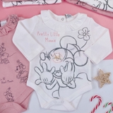 MATALAN Baby Girls 2 Pack Minnie Mouse Frill Bodysuits